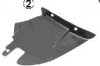 VAN WEZEL 4038436 Panelling, mudguard